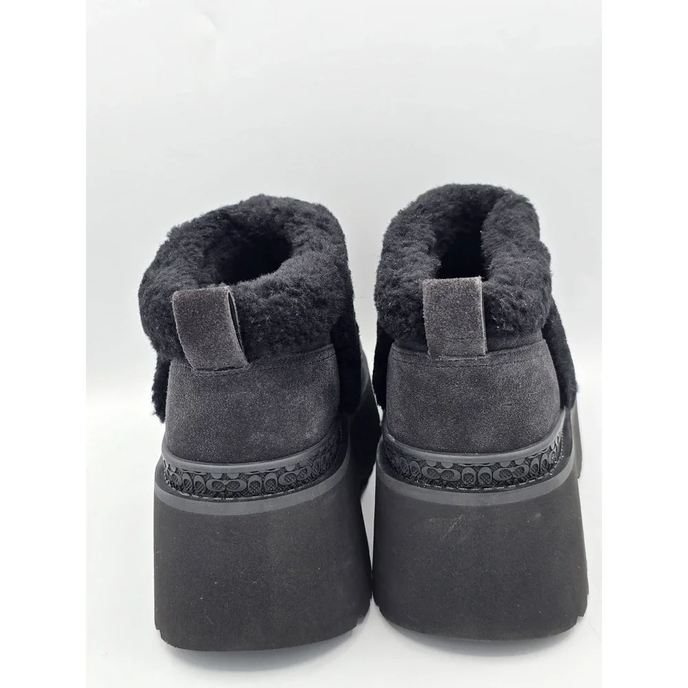 Coach Women's Christina Shearlilng Bootie - Black - Sherpa Lined UGQ Sz‎ 8B